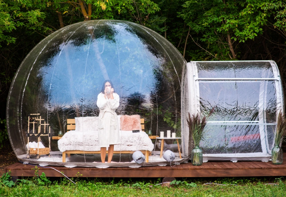 the bubble tent