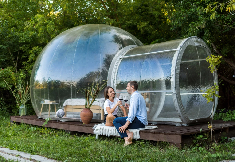 the bubble tent